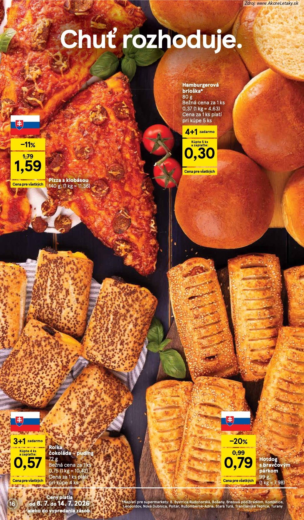 Leták Tesco (8. 7. - 14. 7. 2026) - strana 16 z 27