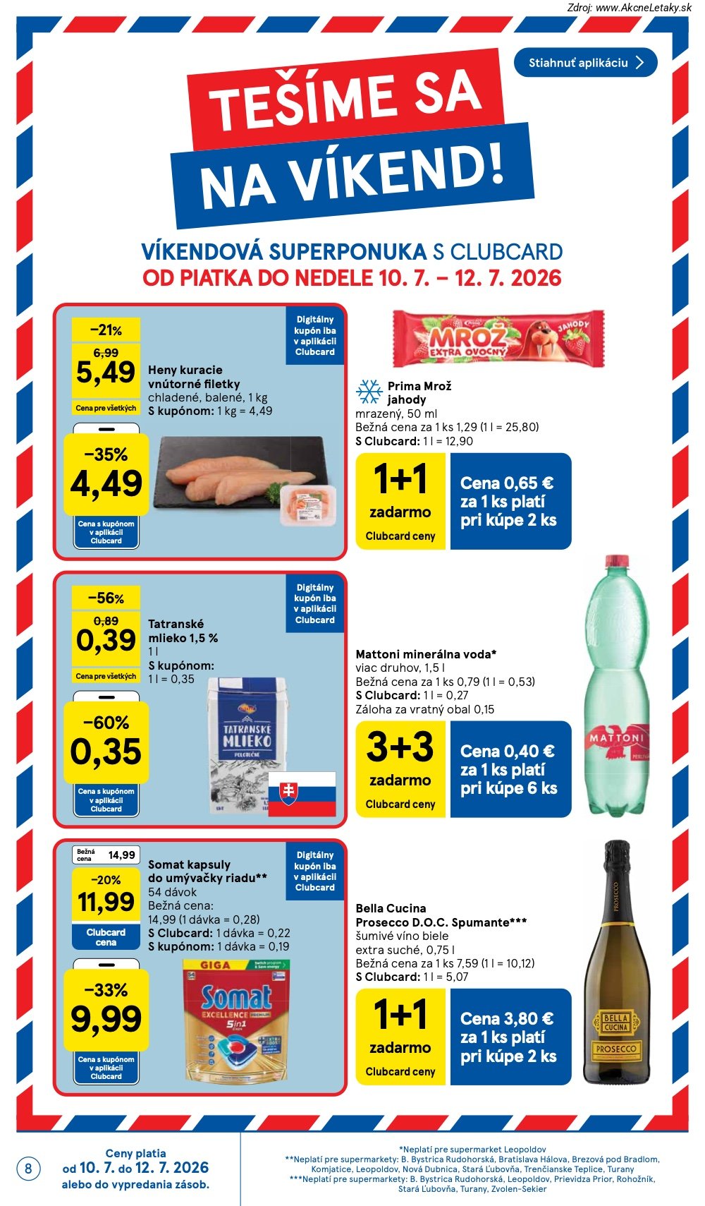 Leták Tesco (8. 7. - 14. 7. 2026) - strana 8 z 27