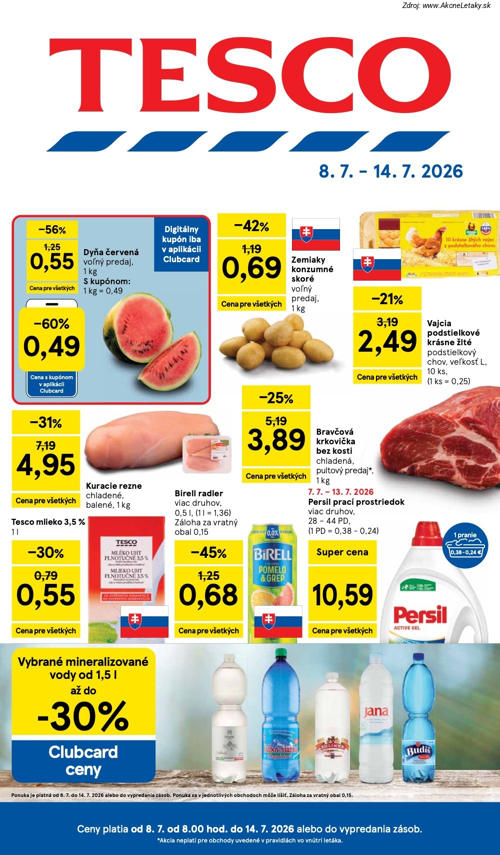 Leták Tesco - strana 1