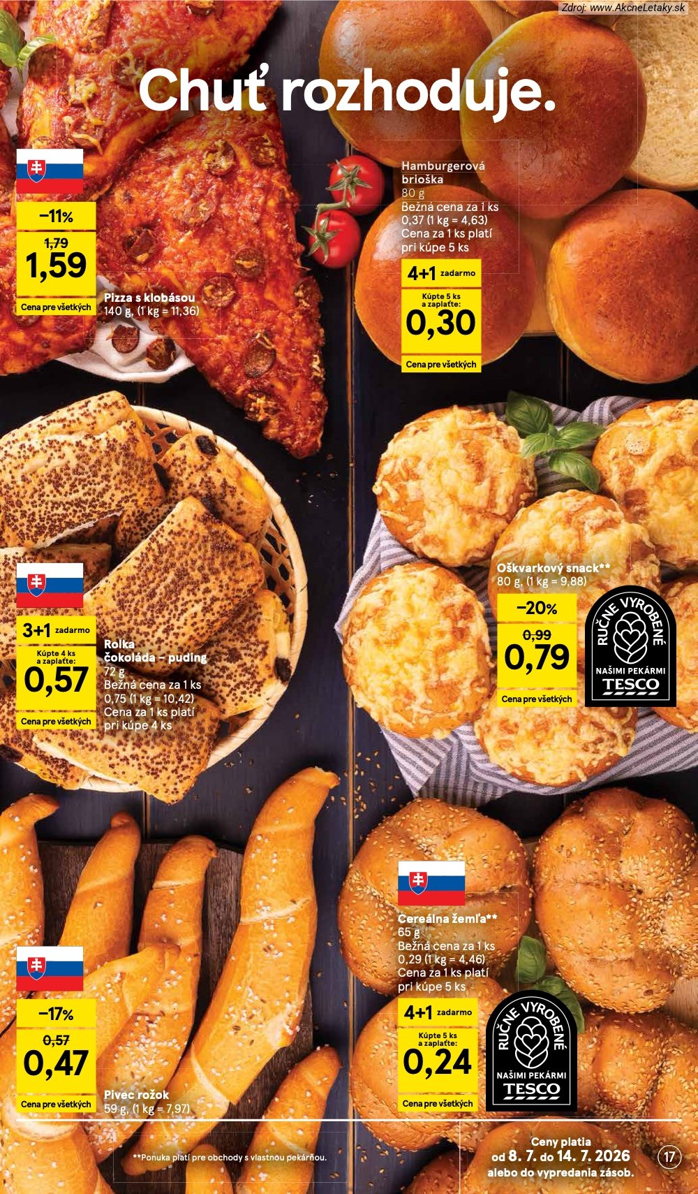 Leták Tesco (8. 7. - 14. 7. 2026) - strana 17 z 48
