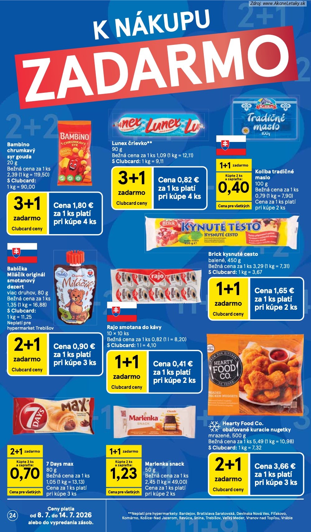 Leták Tesco (8. 7. - 14. 7. 2026) - strana 24 z 48