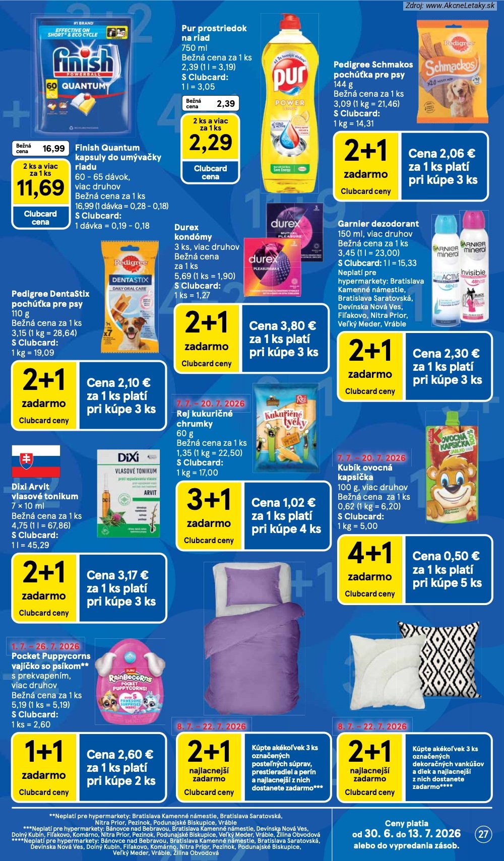 Leták Tesco (8. 7. - 14. 7. 2026) - strana 27 z 48