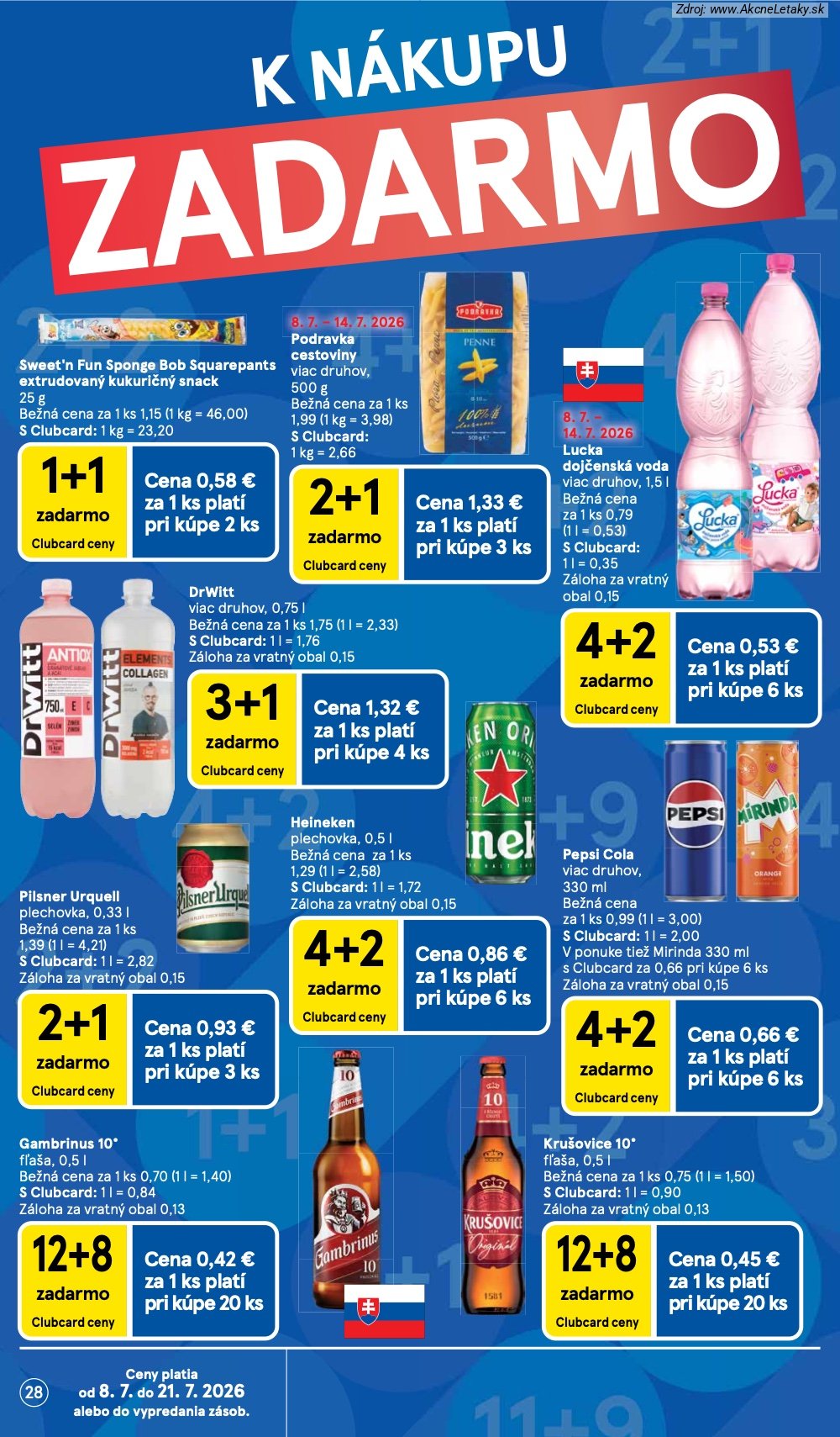 Leták Tesco (8. 7. - 14. 7. 2026) - strana 28 z 48