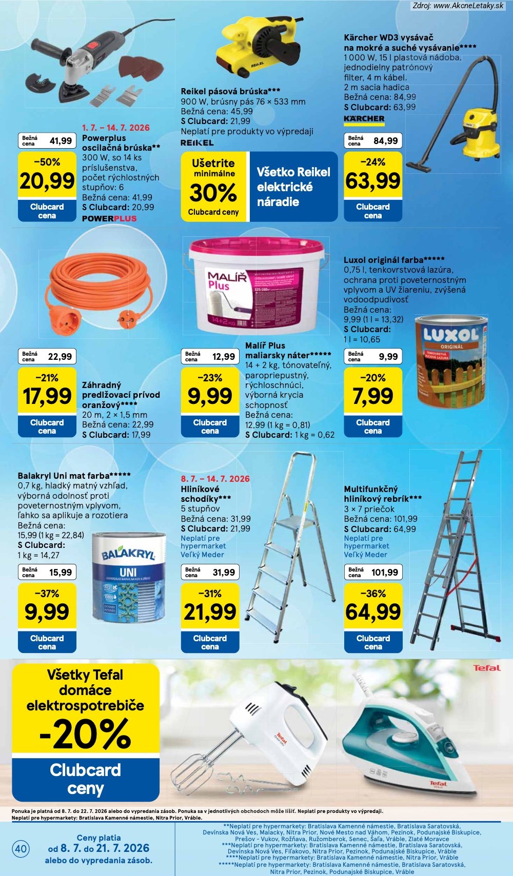 Leták Tesco (8. 7. - 14. 7. 2026) - strana 40 z 48