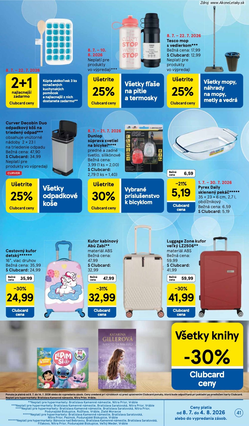 Leták Tesco (8. 7. - 14. 7. 2026) - strana 41 z 48