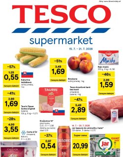 Leták Tesco 15. 7. - 21. 7. 2026 Supermarkety