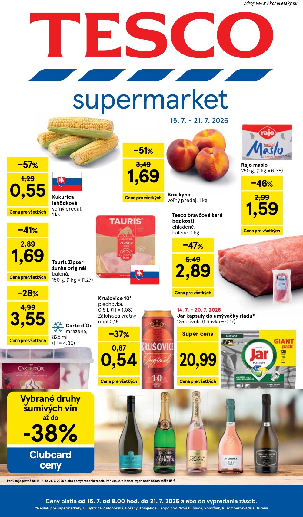 Leták Tesco - strana 1