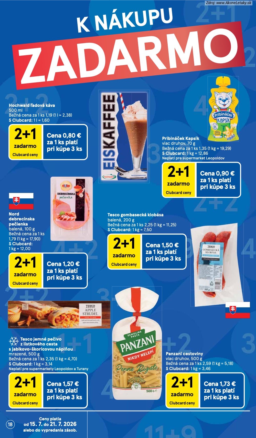 Leták Tesco (15. 7. - 21. 7. 2026) - strana 18 z 33