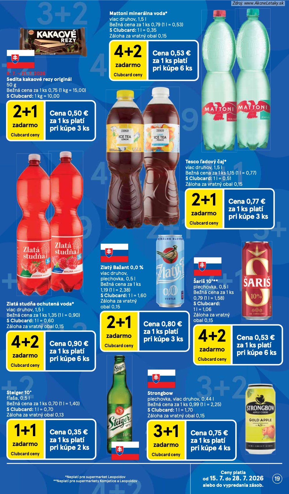 Leták Tesco (15. 7. - 21. 7. 2026) - strana 19 z 33