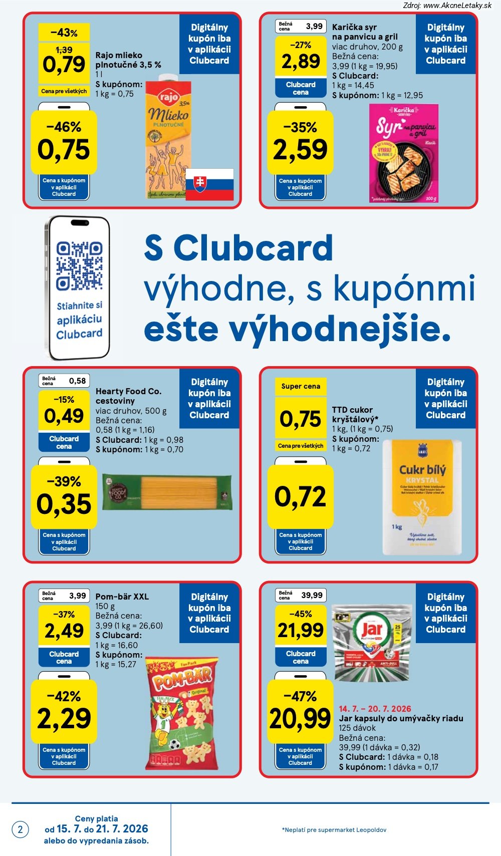 Leták Tesco (15. 7. - 21. 7. 2026) - strana 2 z 33