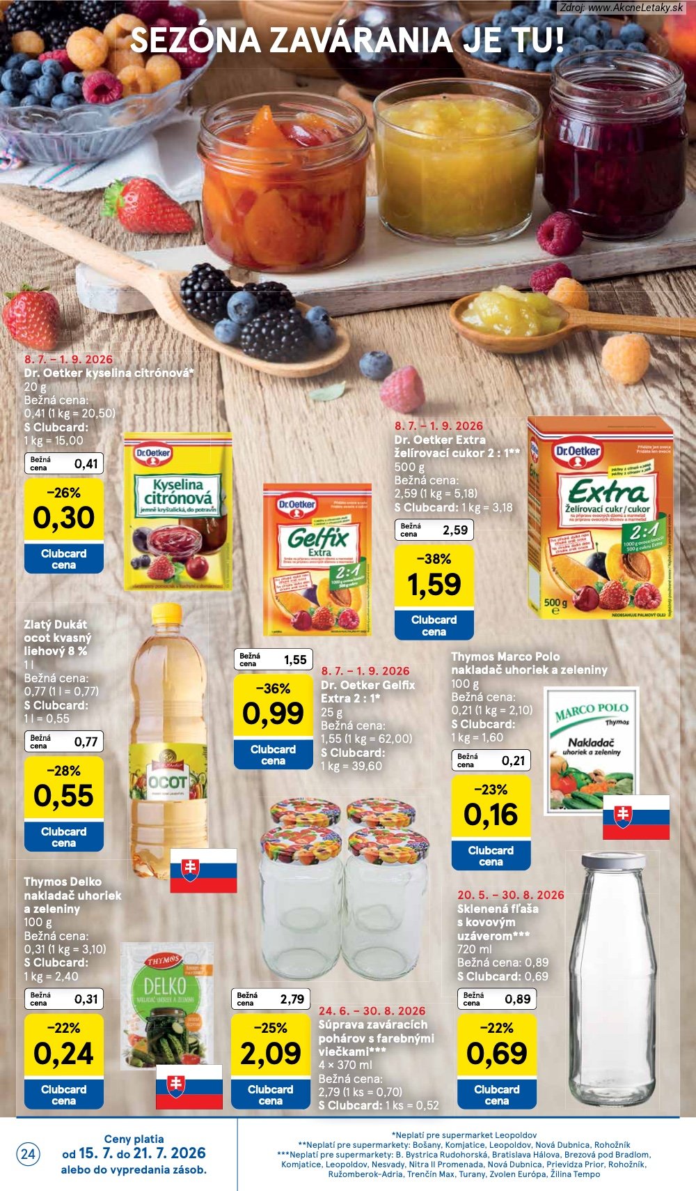 Leták Tesco (15. 7. - 21. 7. 2026) - strana 24 z 33