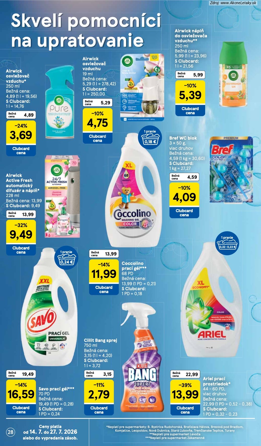 Leták Tesco (15. 7. - 21. 7. 2026) - strana 28 z 33
