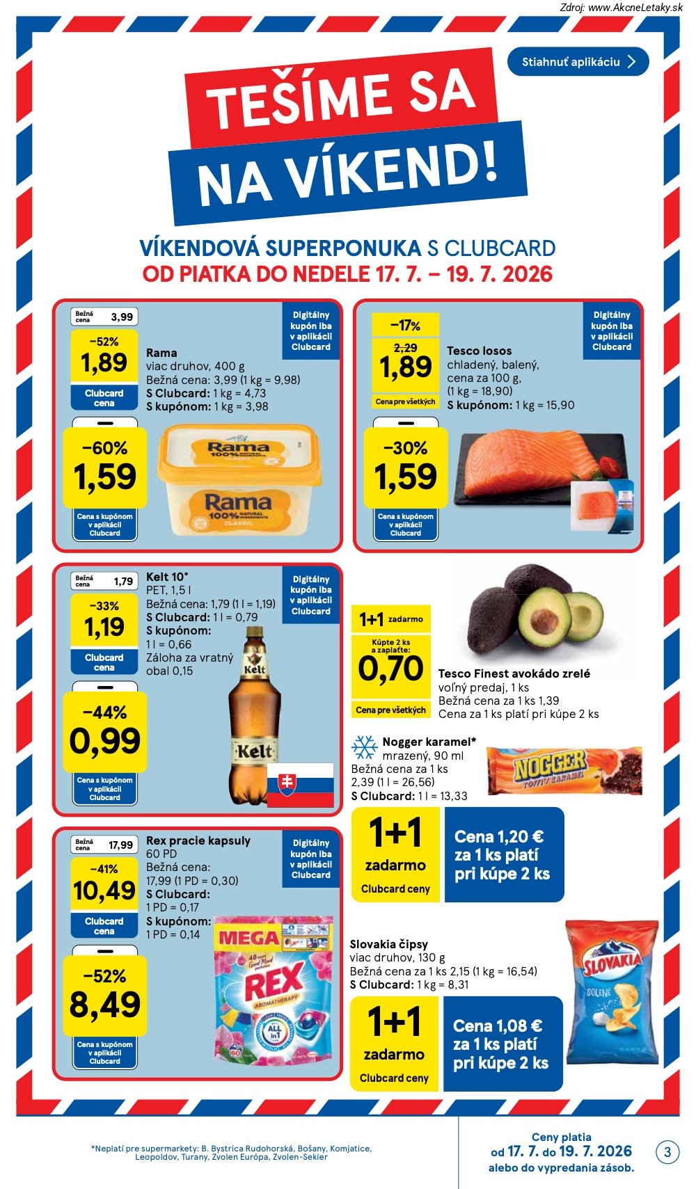 Leták Tesco (15. 7. - 21. 7. 2026) - strana 3 z 33