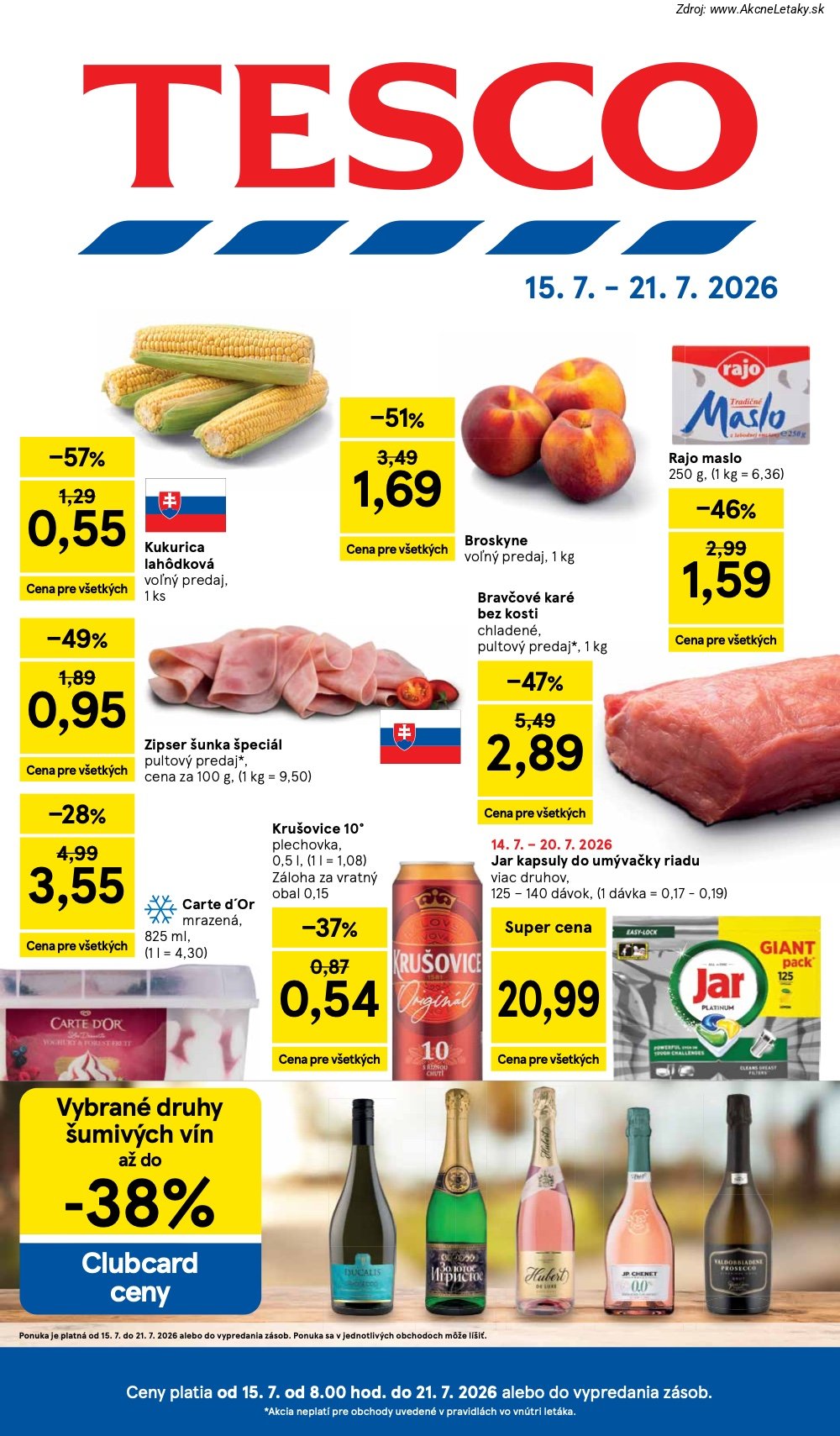 Leták Tesco - strana 1