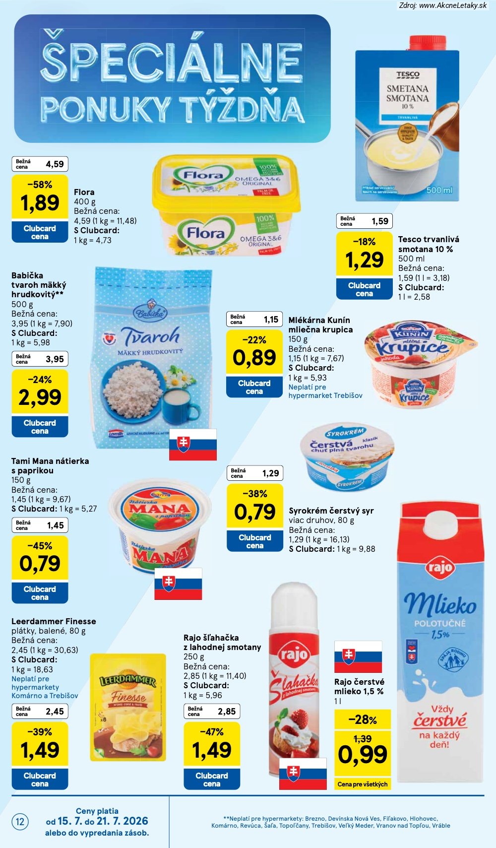 Leták Tesco - strana 12