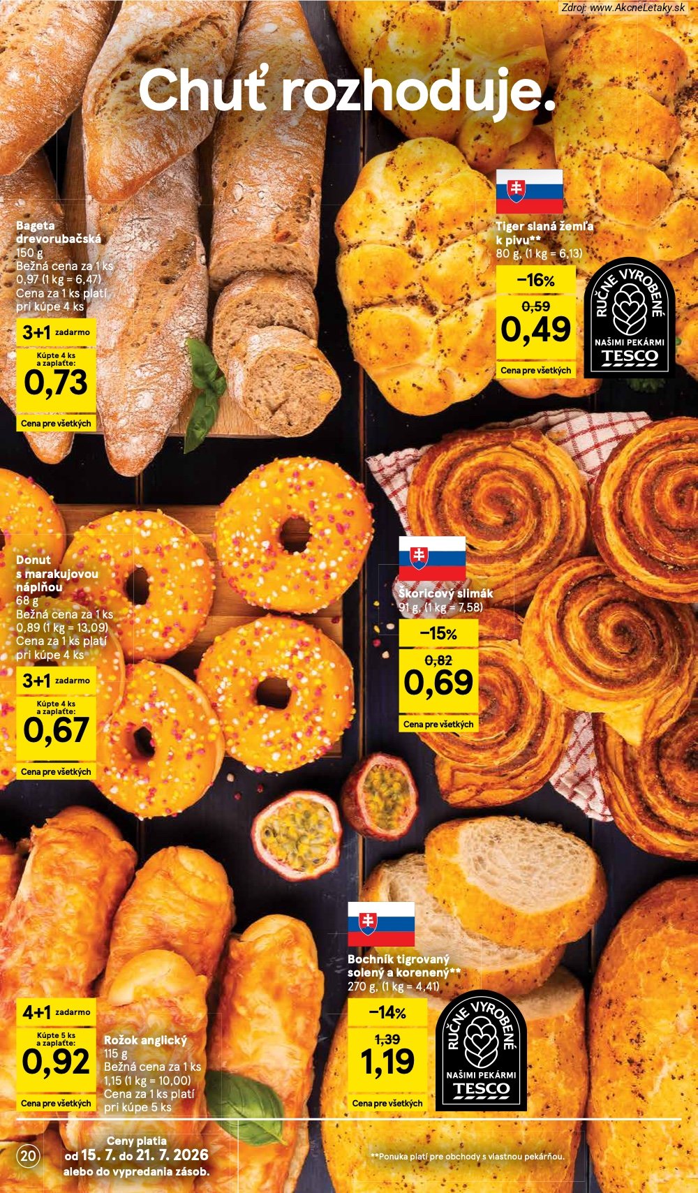 Leták Tesco (15. 7. - 21. 7. 2026) - strana 20 z 52