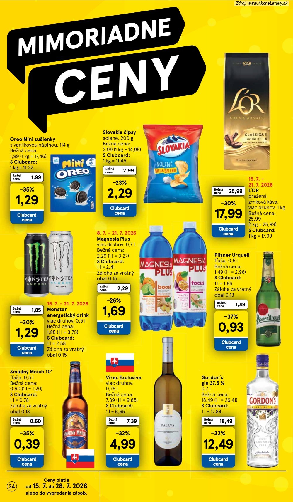 Leták Tesco (15. 7. - 21. 7. 2026) - strana 24 z 52