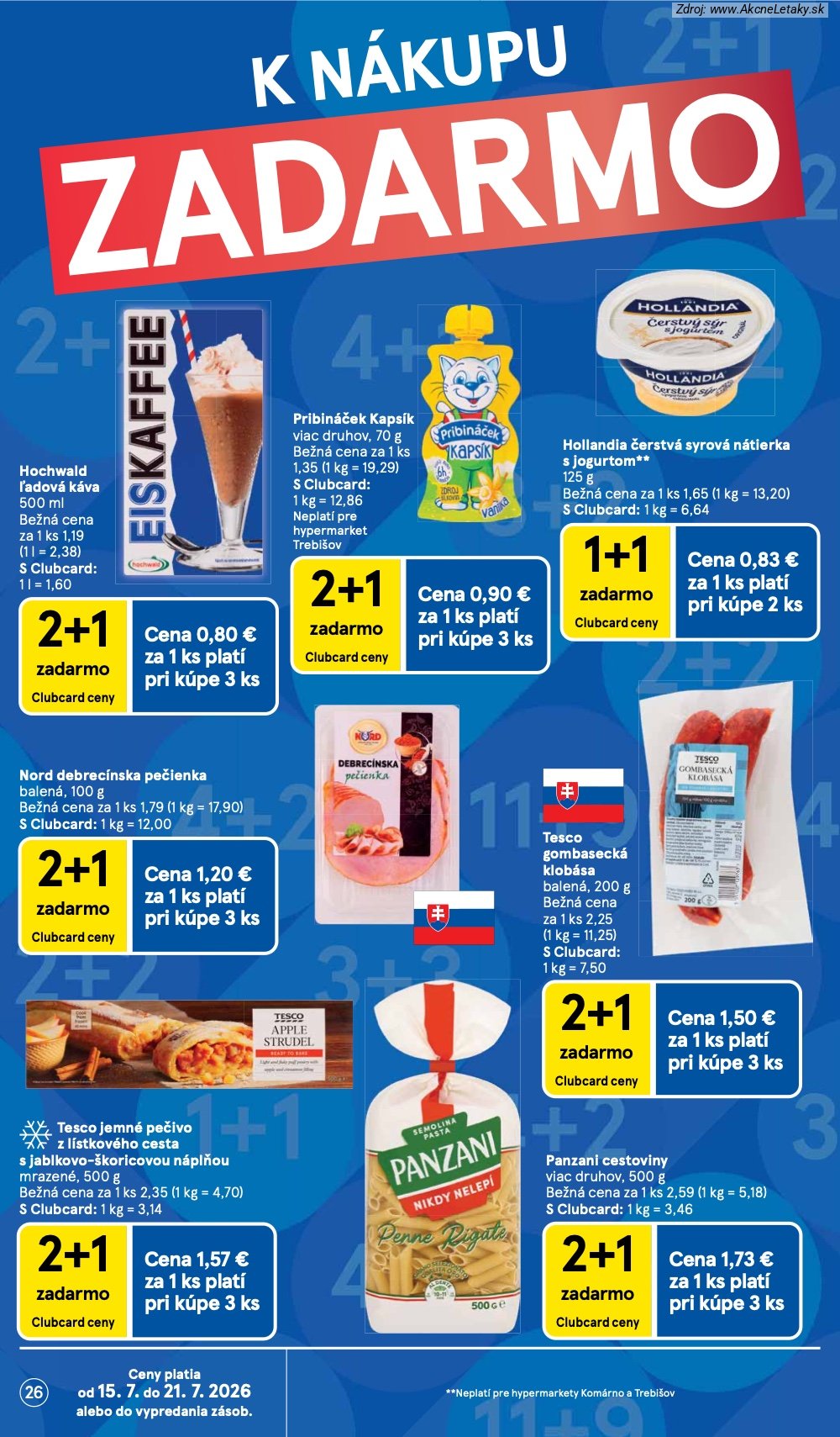 Leták Tesco (15. 7. - 21. 7. 2026) - strana 26 z 52