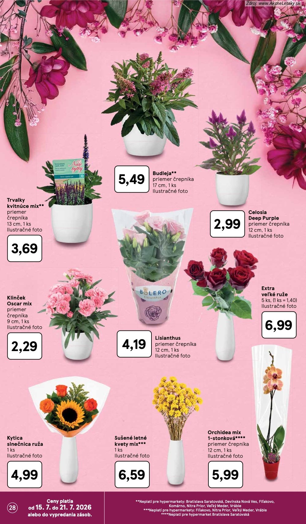 Leták Tesco (15. 7. - 21. 7. 2026) - strana 28 z 52