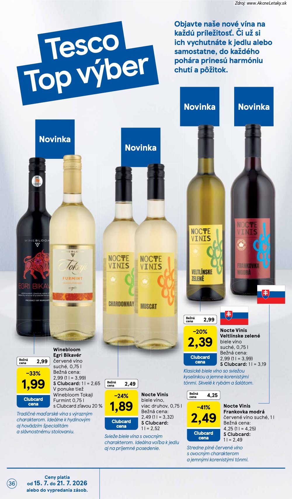 Leták Tesco (15. 7. - 21. 7. 2026) - strana 36 z 52