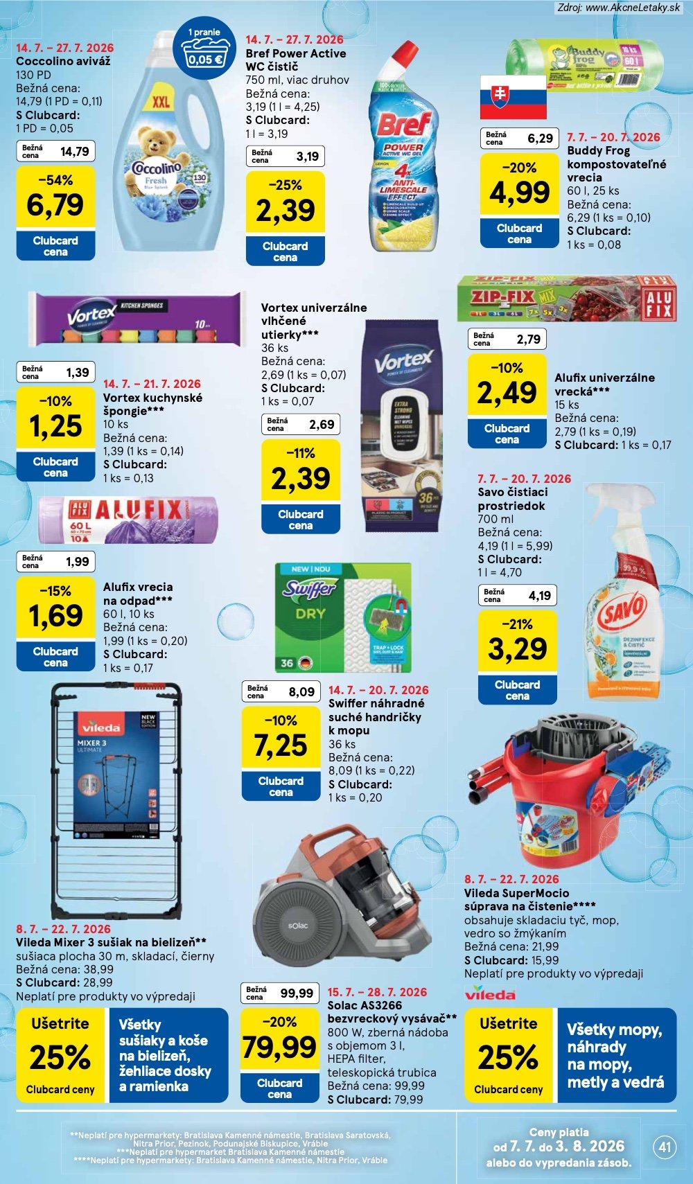 Leták Tesco (15. 7. - 21. 7. 2026) - strana 41 z 52