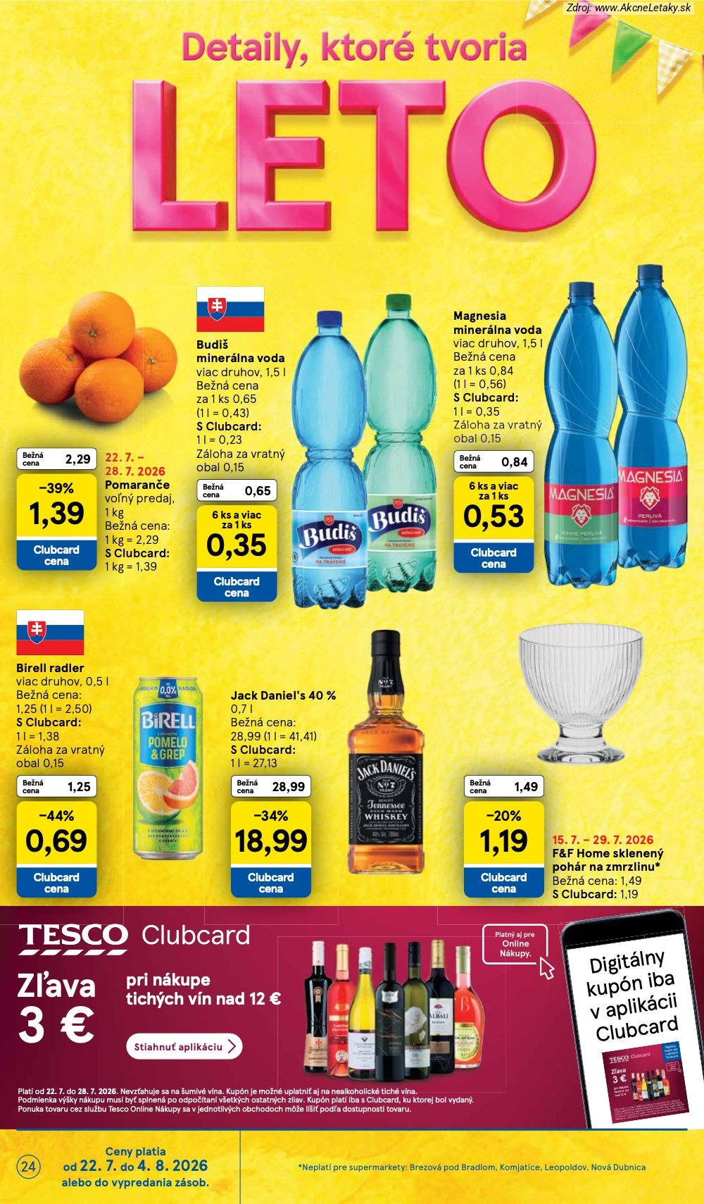 Leták Tesco (22. 7. - 28. 7. 2026) - strana 24 z 30