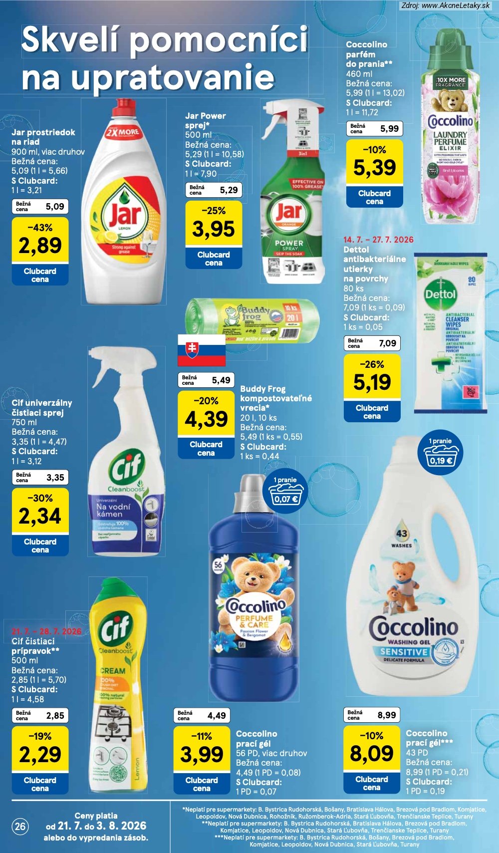 Leták Tesco (22. 7. - 28. 7. 2026) - strana 26 z 30