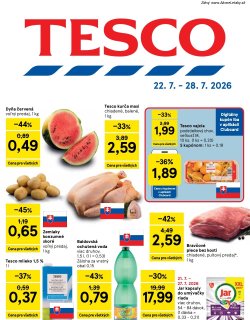 Leták Tesco