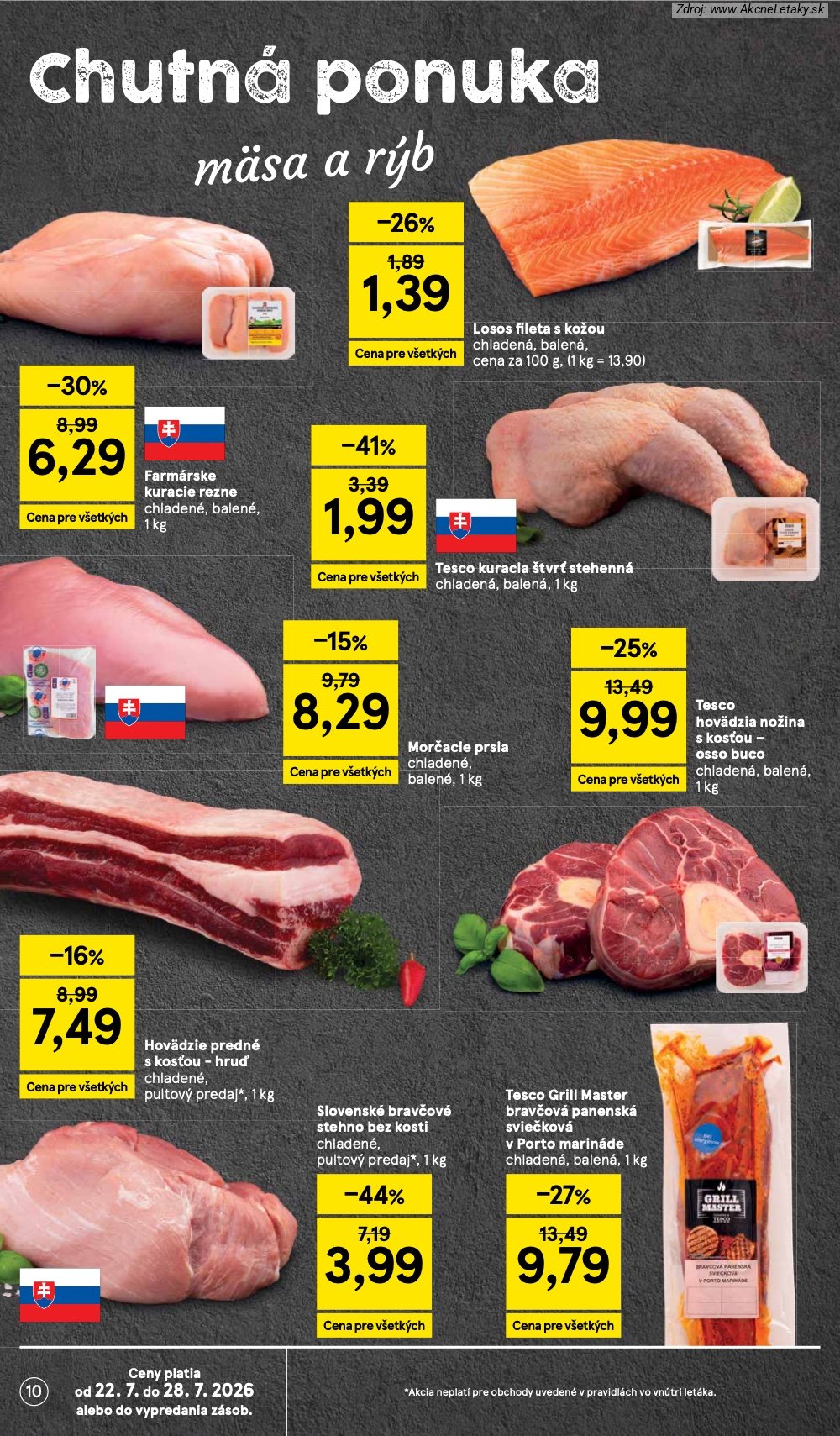 Strana 6 - leták Tesco (22. 7. - 28. 7. 2026)