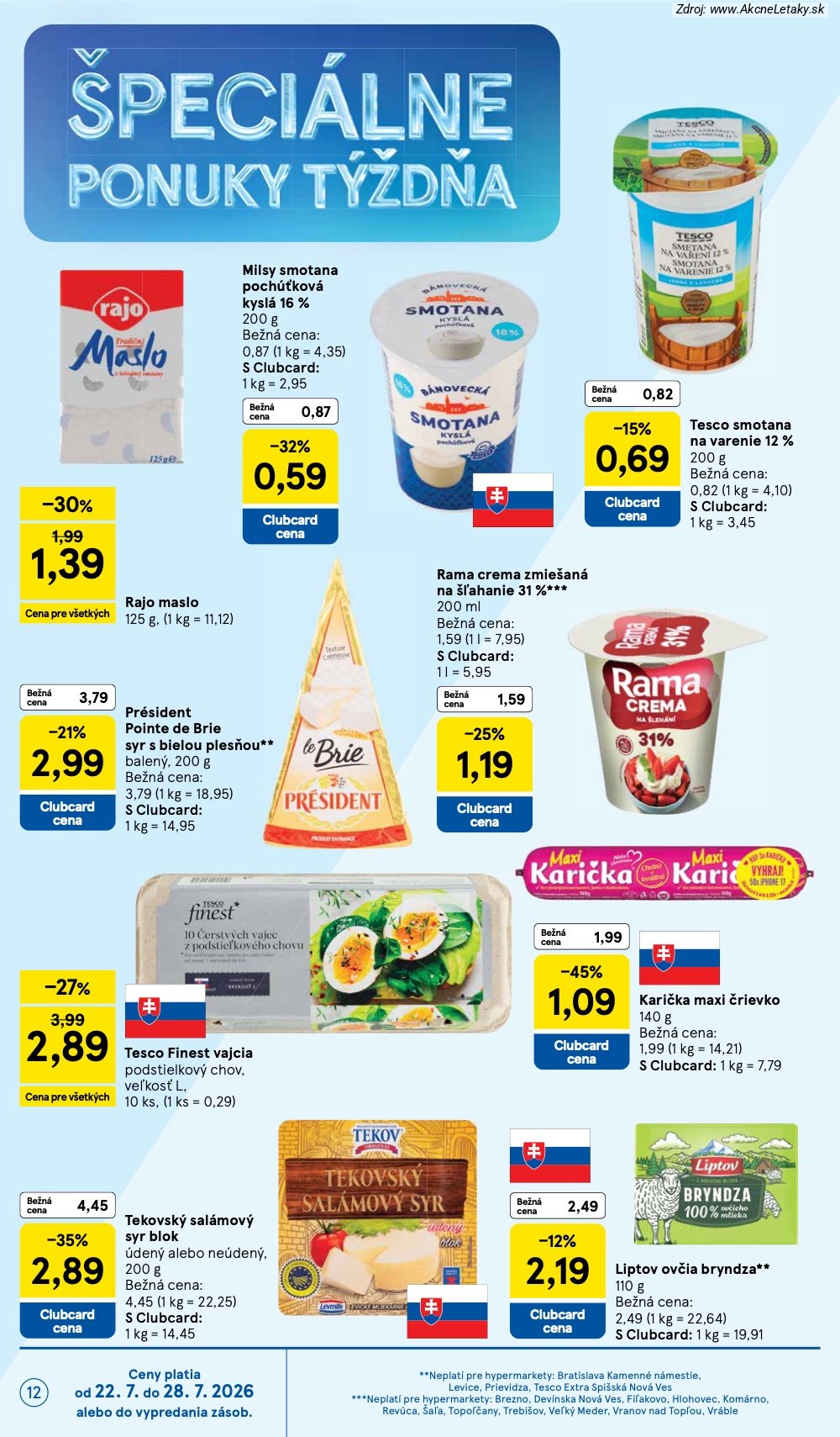 Strana 25 - leták Tesco (22. 7. - 28. 7. 2026)
