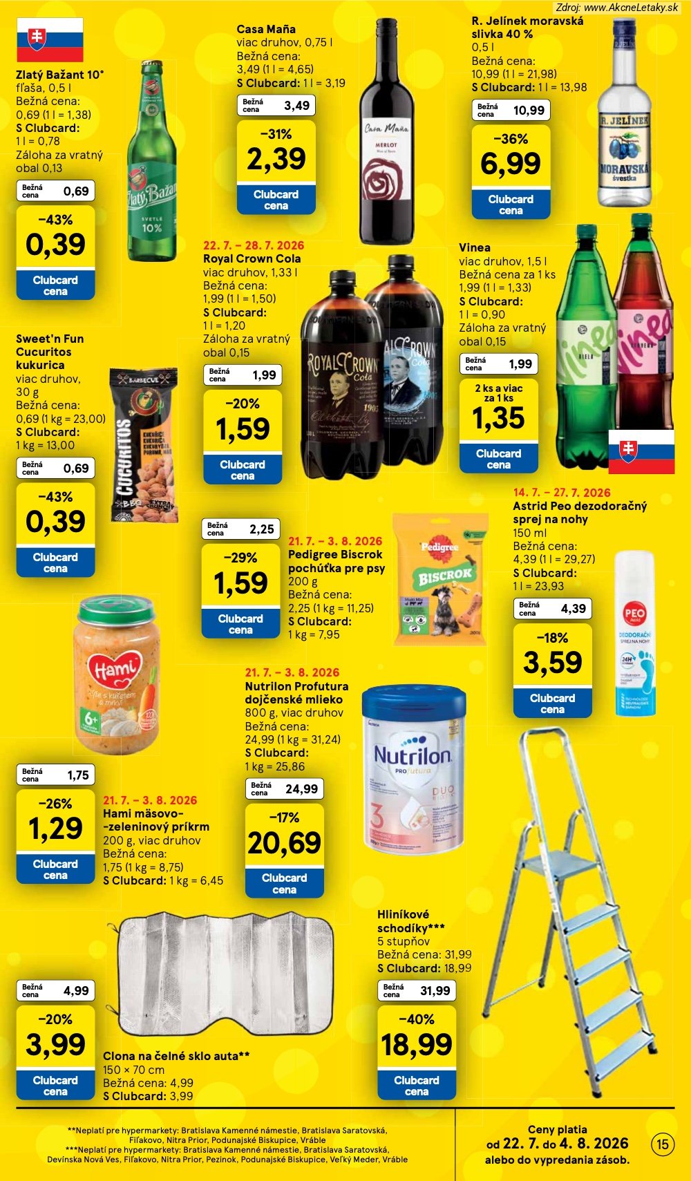 Strana 21 - leták Tesco (22. 7. - 28. 7. 2026)
