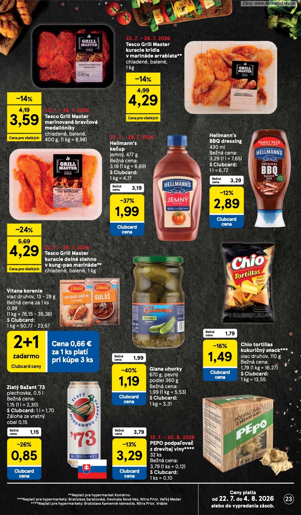 Strana 51 - leták Tesco (22. 7. - 28. 7. 2026)