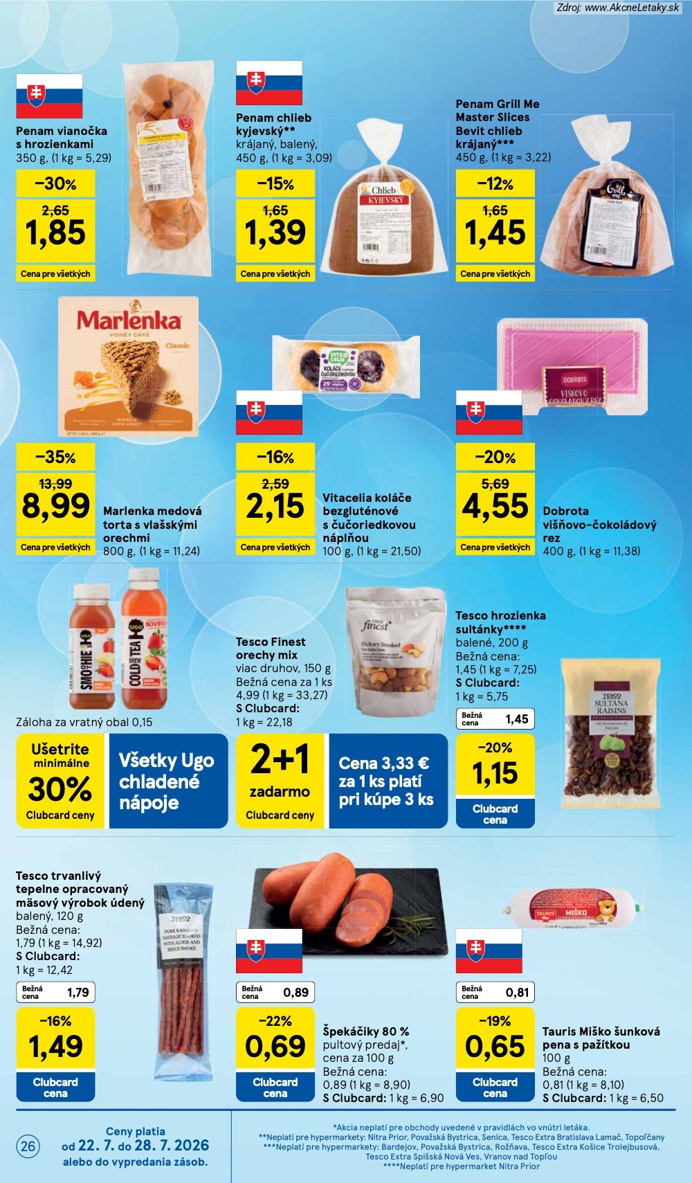 Strana 21 - leták Tesco (22. 7. - 28. 7. 2026)