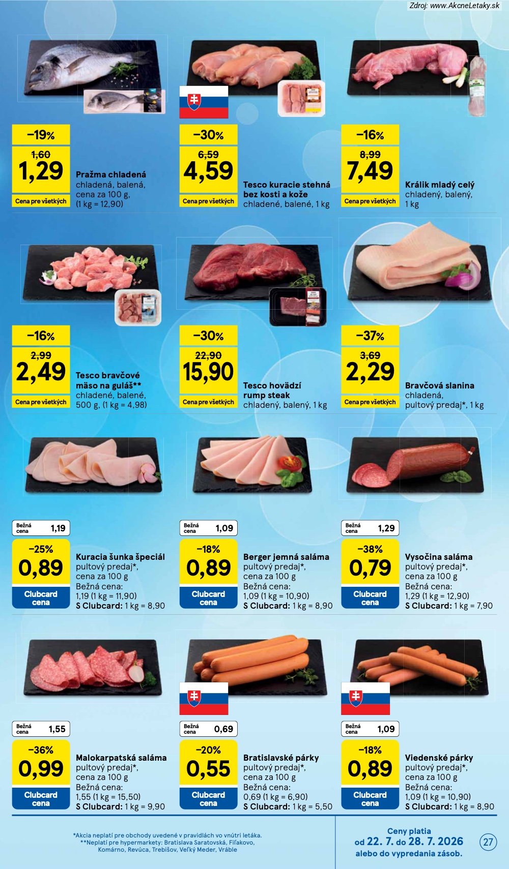 Strana 37 - leták Tesco (22. 7. - 28. 7. 2026)