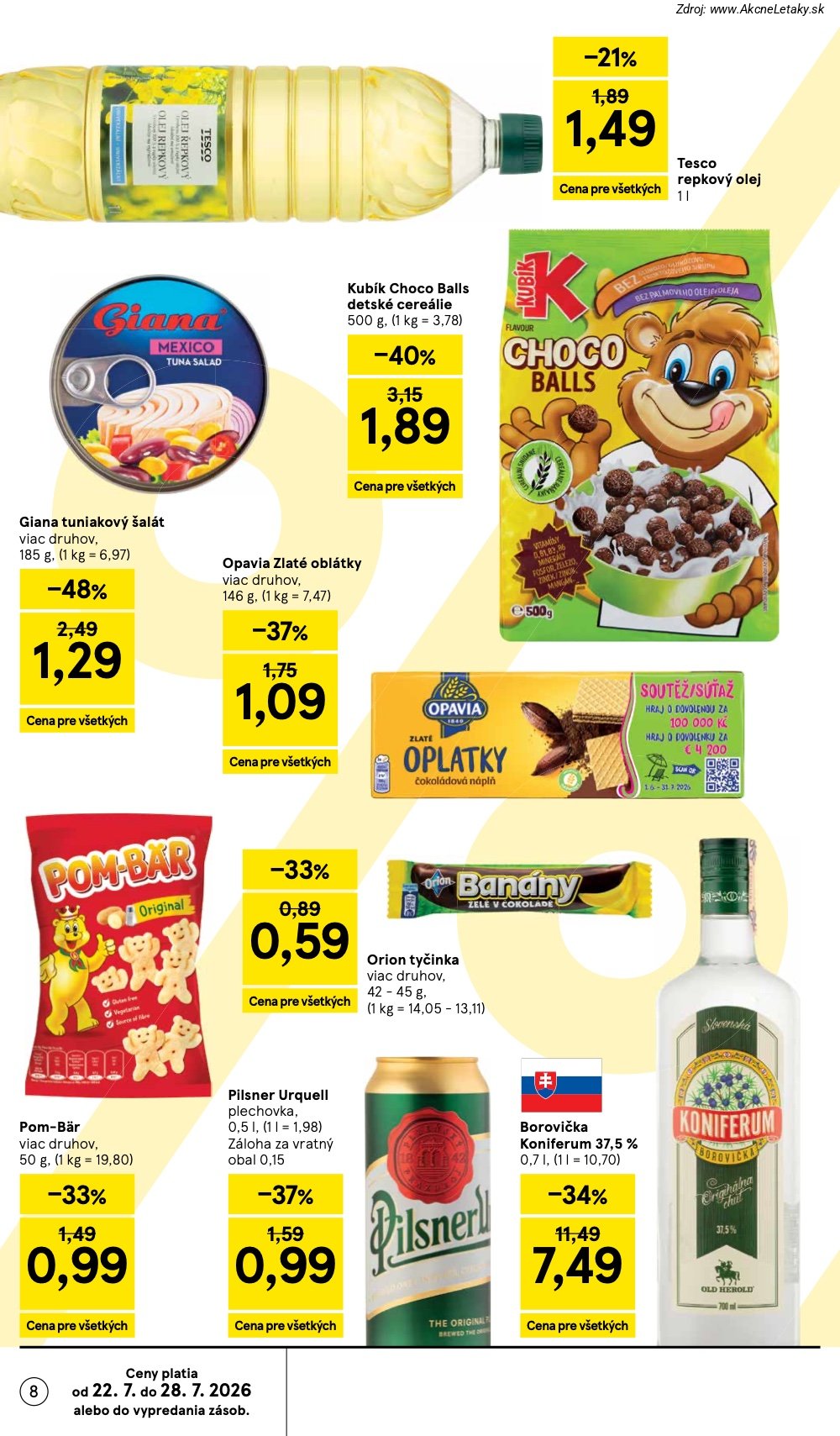 Strana 9 - leták Tesco (22. 7. - 28. 7. 2026)