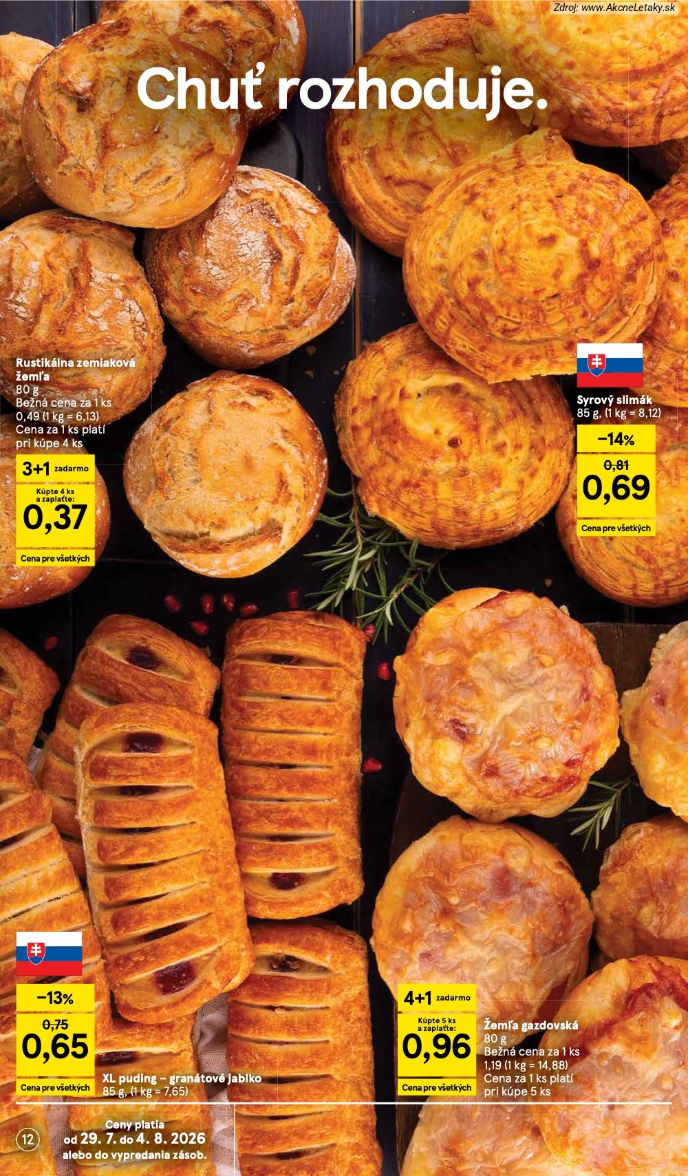 Leták Tesco (29. 7. - 4. 8. 2026) - strana 12 z 30