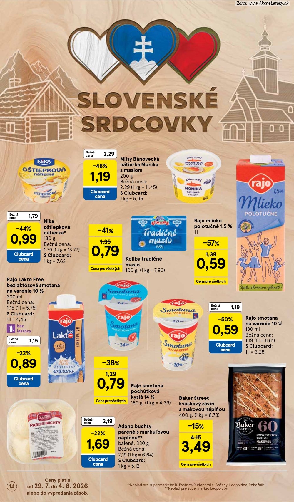 Leták Tesco (29. 7. - 4. 8. 2026) - strana 14 z 30