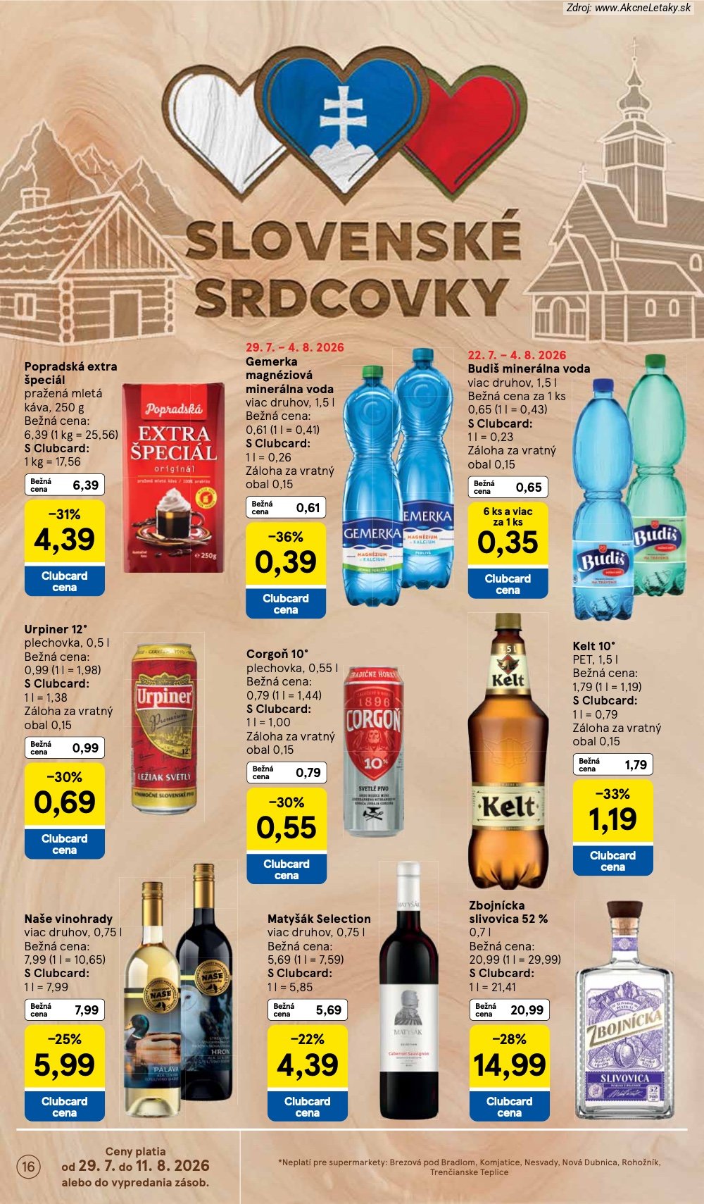 Leták Tesco (29. 7. - 4. 8. 2026) - strana 16 z 30