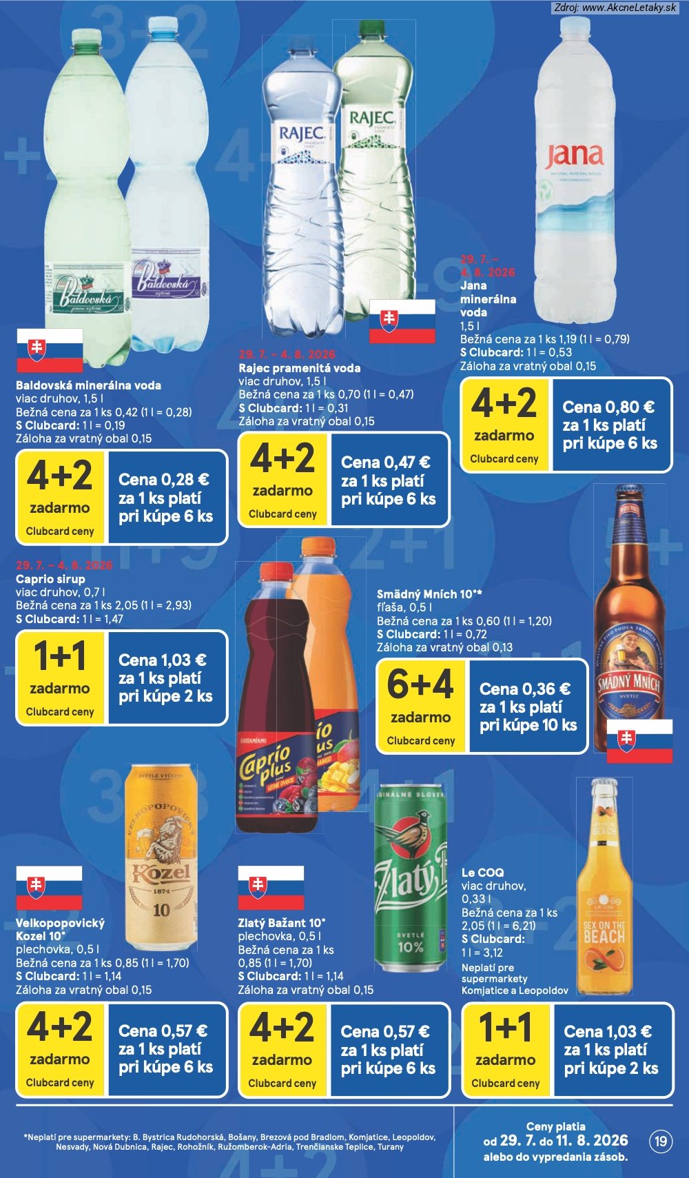 Leták Tesco (29. 7. - 4. 8. 2026) - strana 19 z 30