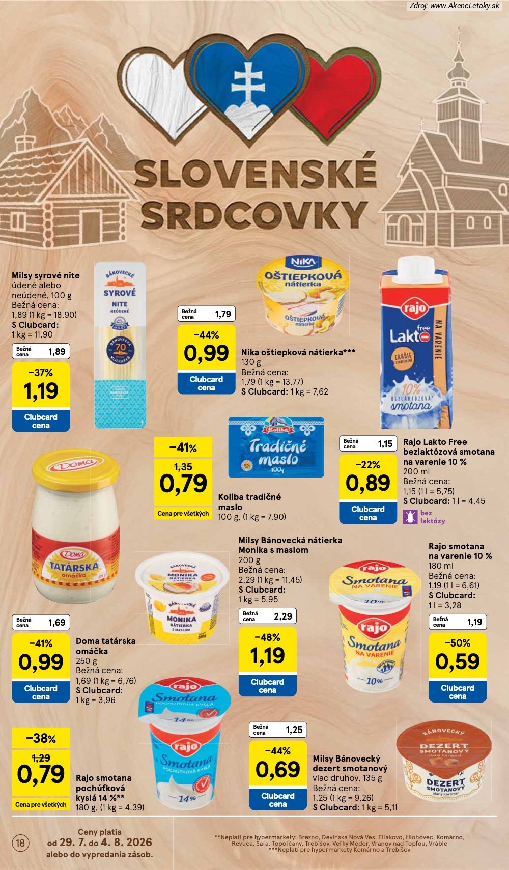 Leták Tesco (29. 7. - 4. 8. 2026) - strana 18 z 53