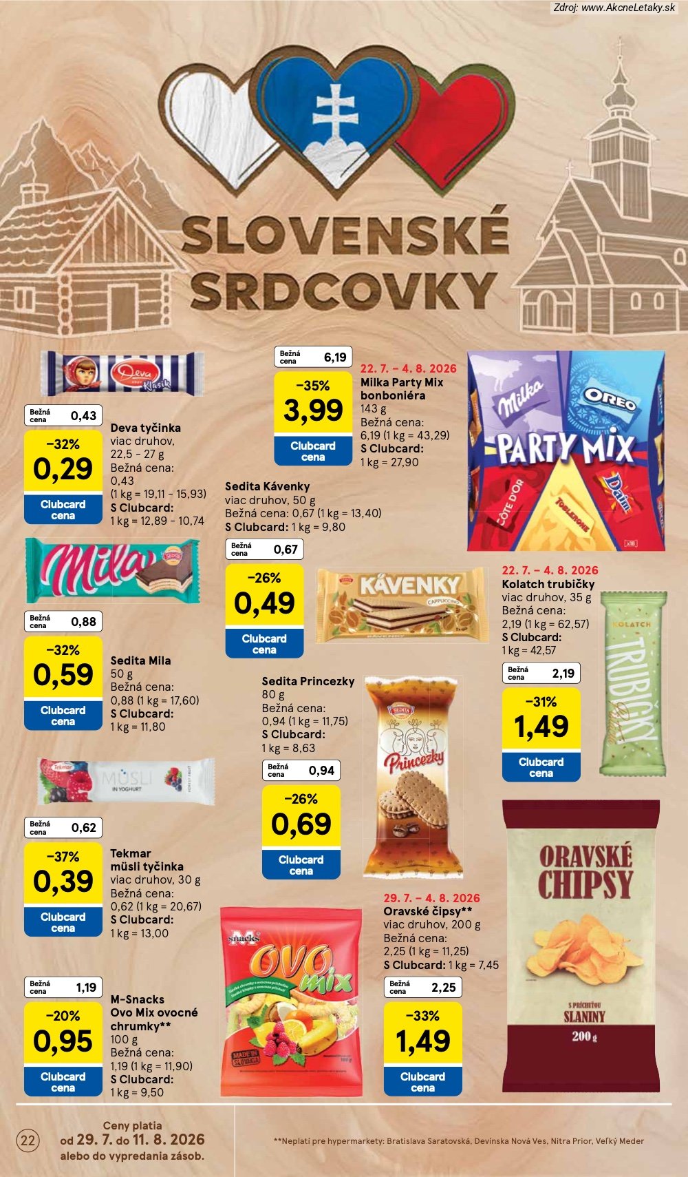 Leták Tesco (29. 7. - 4. 8. 2026) - strana 22 z 53