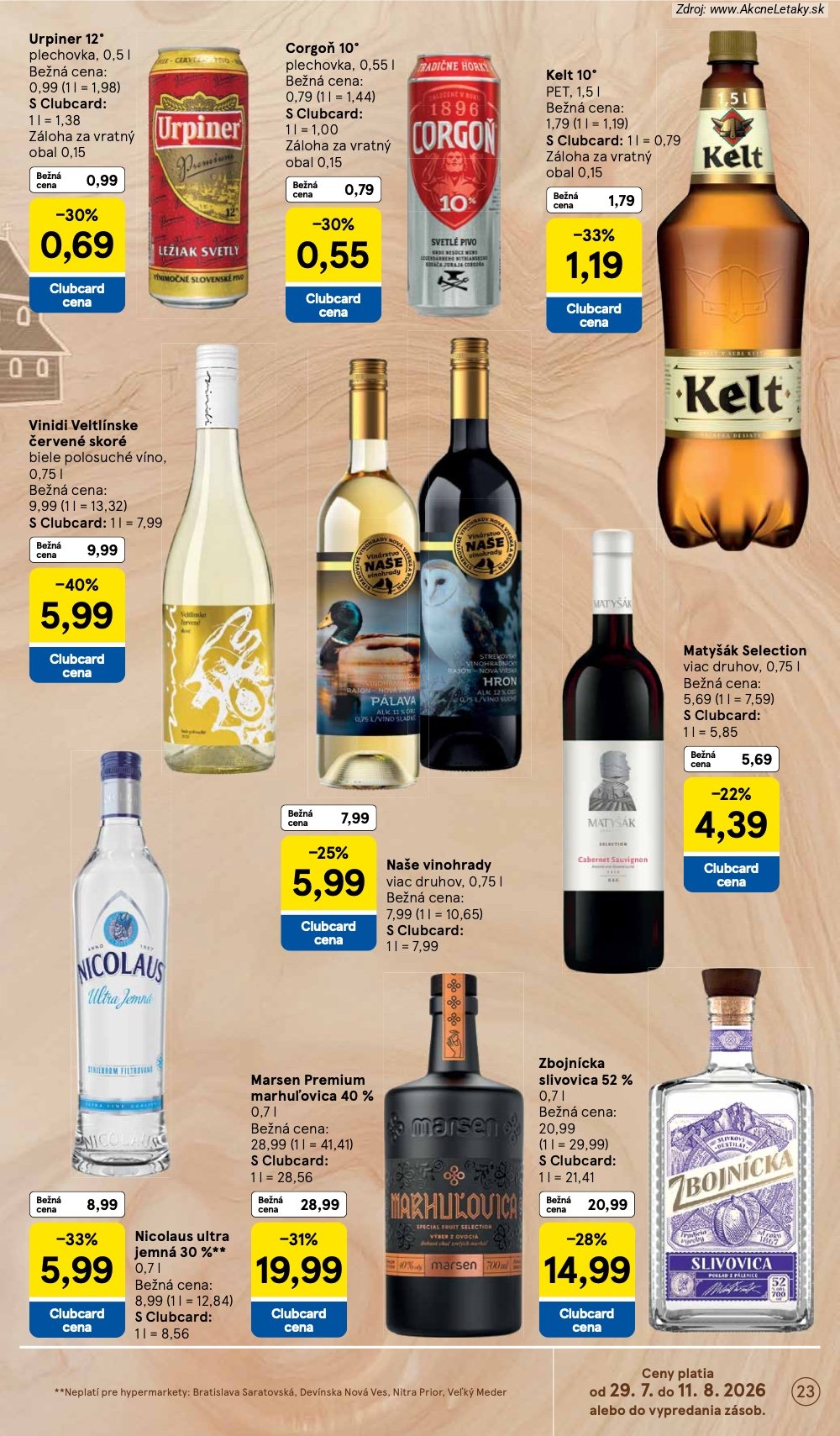 Leták Tesco (29. 7. - 4. 8. 2026) - strana 23 z 53