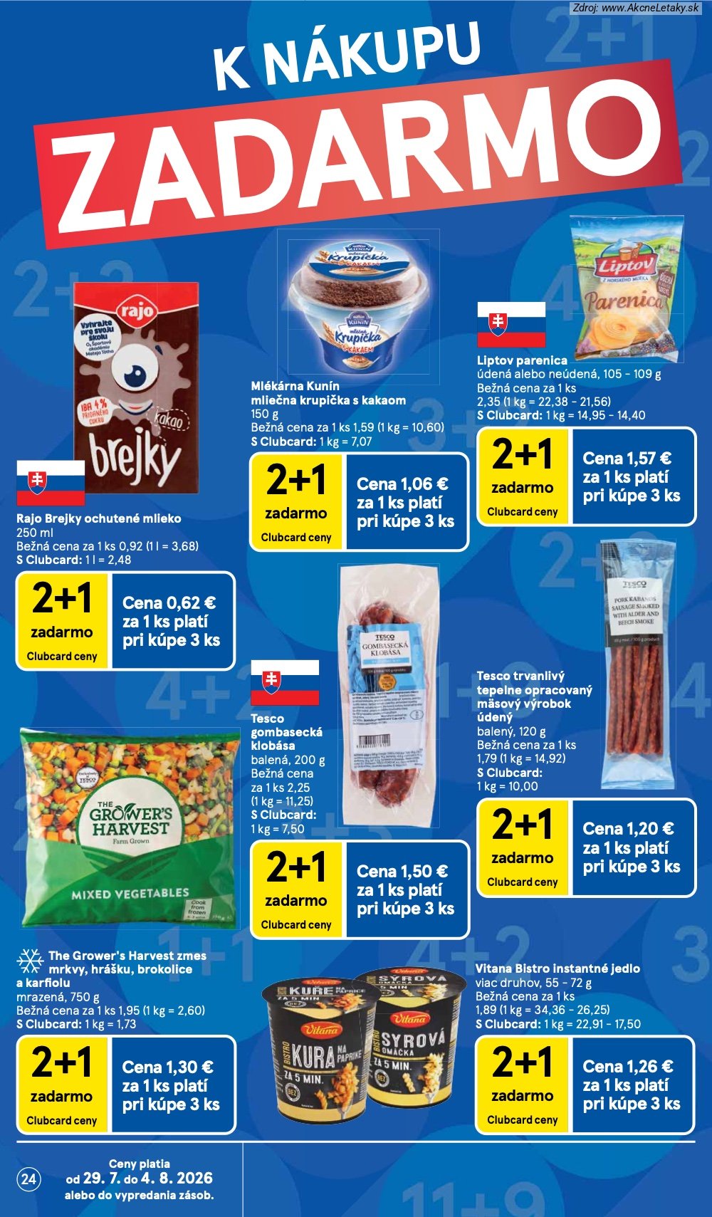 Leták Tesco (29. 7. - 4. 8. 2026) - strana 24 z 53