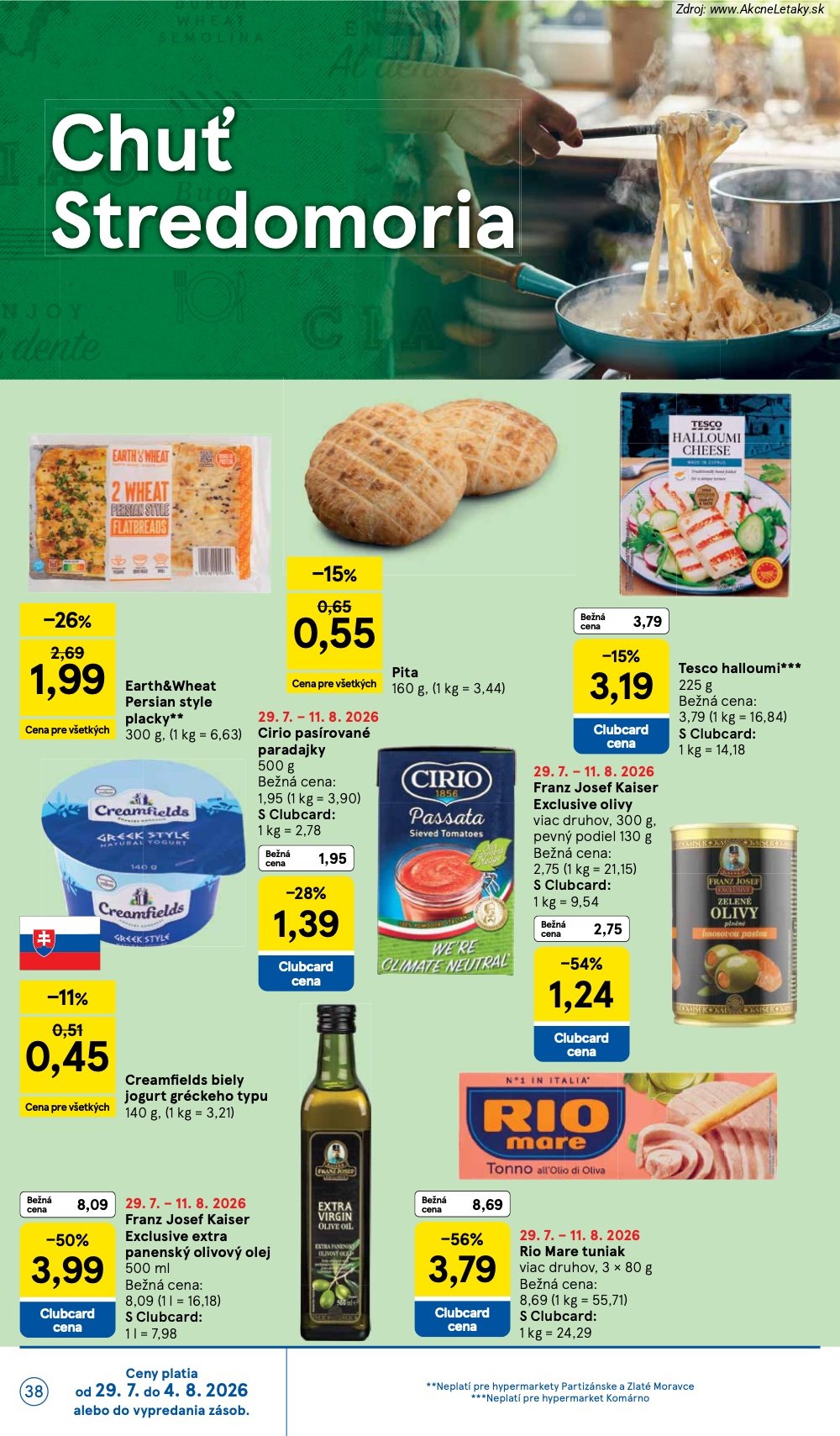 Leták Tesco (29. 7. - 4. 8. 2026) - strana 38 z 53