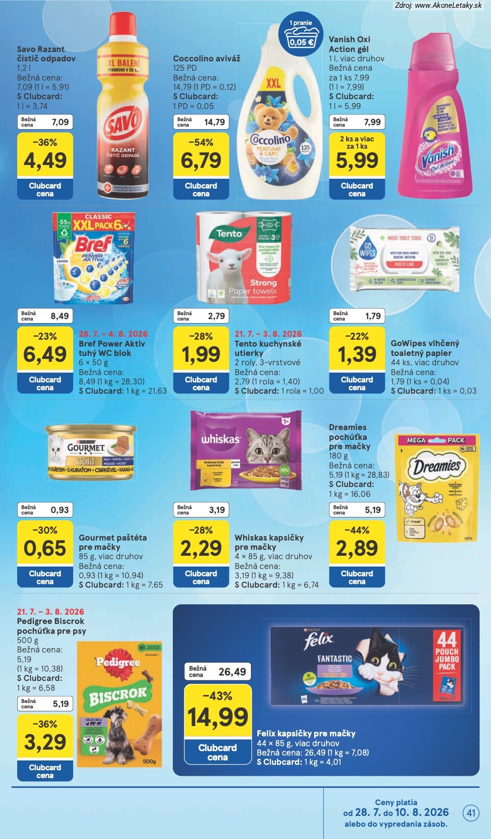 Leták Tesco (29. 7. - 4. 8. 2026) - strana 41 z 53