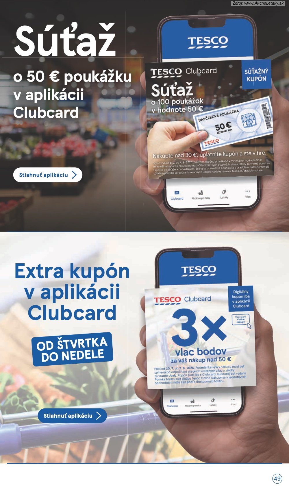 Leták Tesco (29. 7. - 4. 8. 2026) - strana 49 z 53