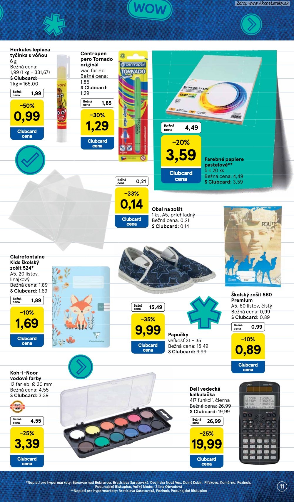 Leták Tesco (3. 8. - 13. 9. 2026) - strana 11 z 22