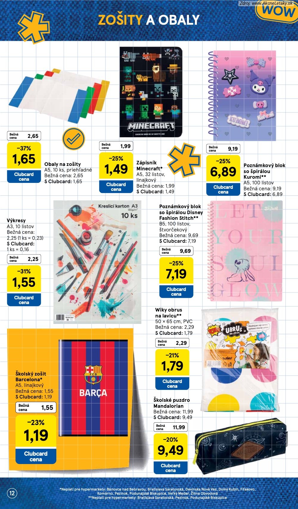 Leták Tesco (3. 8. - 13. 9. 2026) - strana 12 z 22