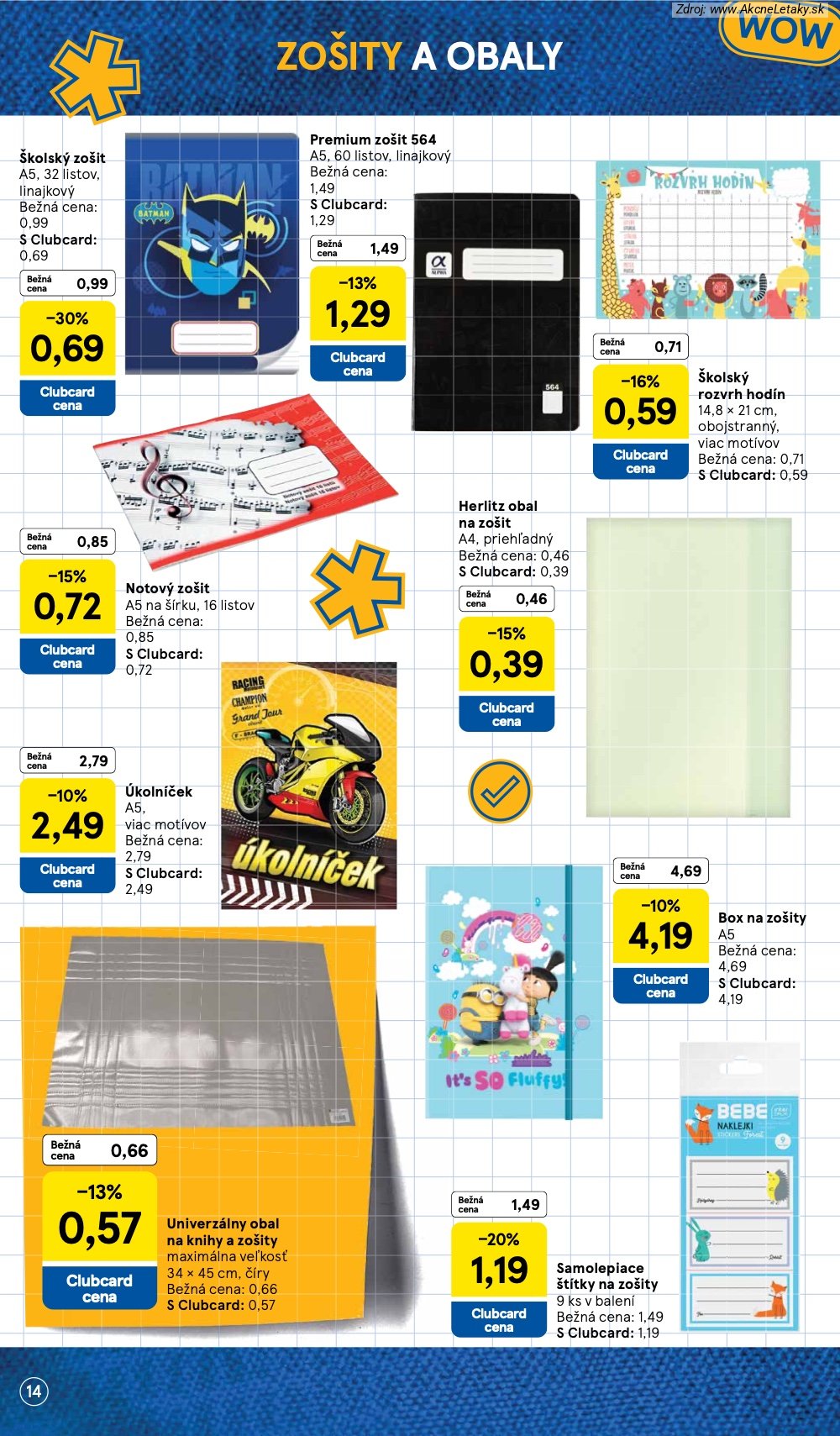 Leták Tesco (3. 8. - 13. 9. 2026) - strana 14 z 22