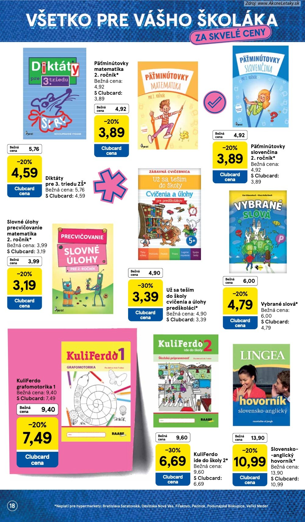 Leták Tesco (3. 8. - 13. 9. 2026) - strana 18 z 22